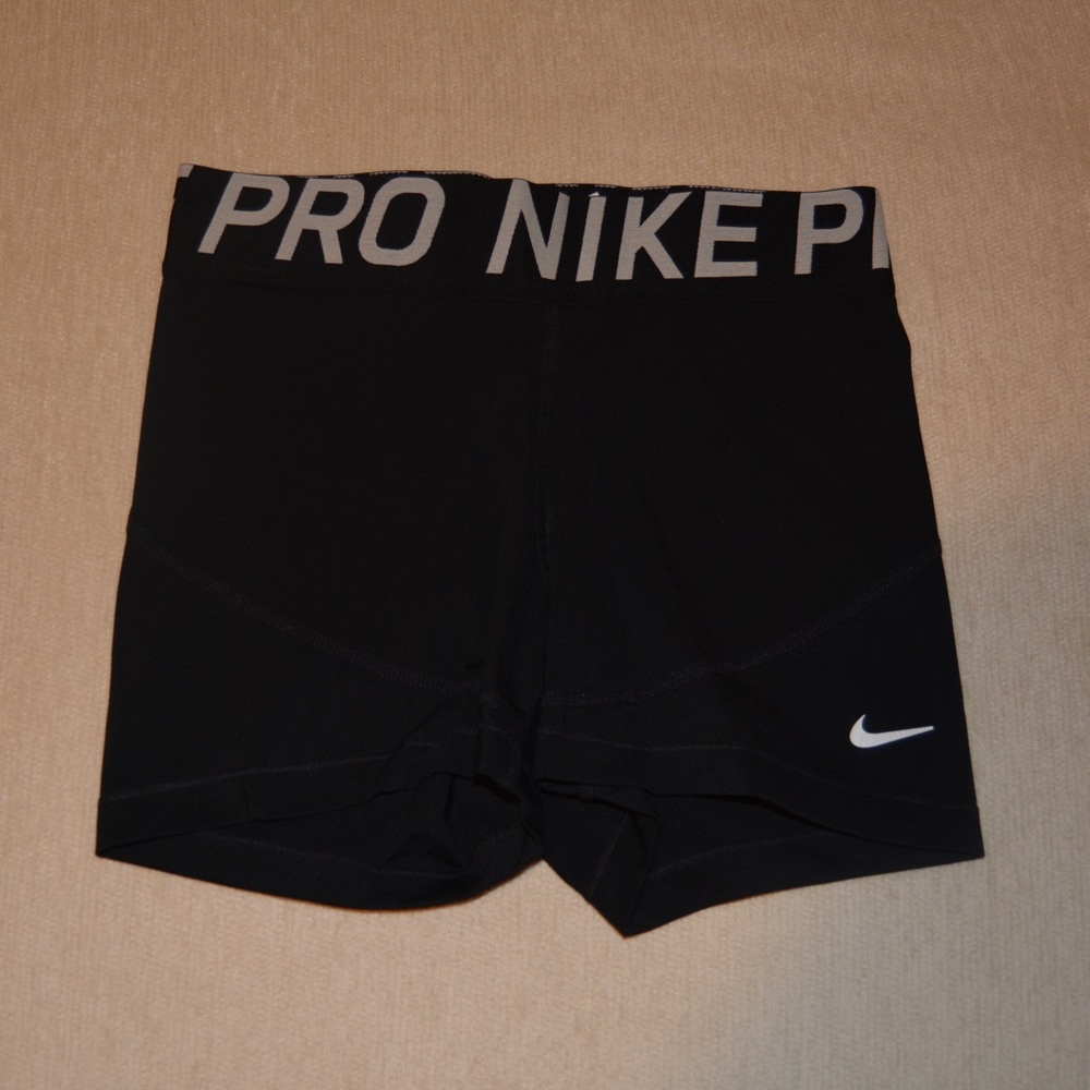 Nike Pro Black Running Shorts Small